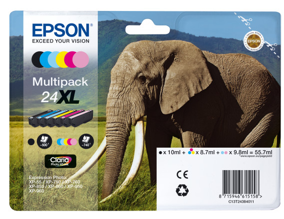 XP750/850 6 PACK INK CART 29.1ML
