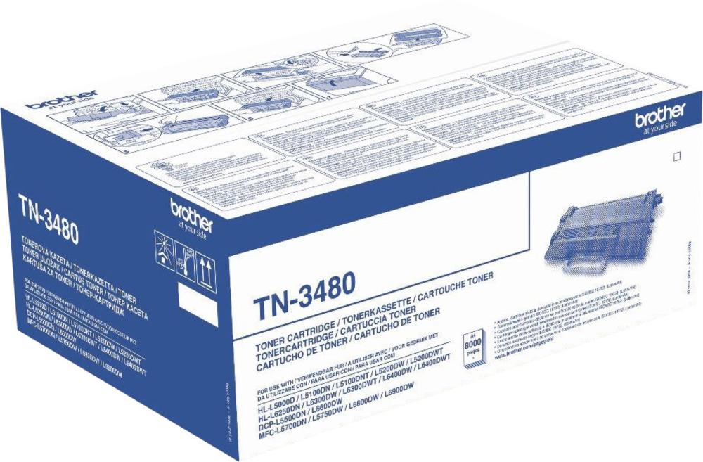 Original Brother TN3430 Black 3000 Pages Original Toner
