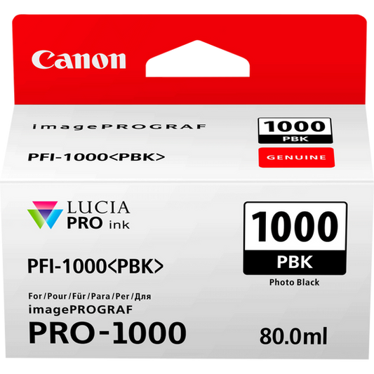 Canon 0546C001 PFI-1000PBK ink cart PHOT