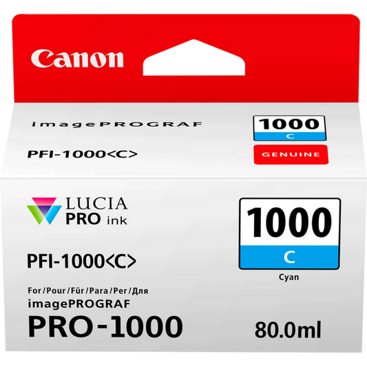 Canon 0547C001 PFI-1000C ink cart CYAN
