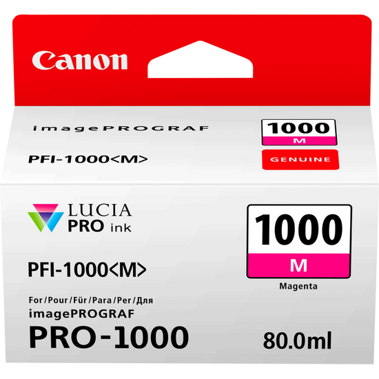 Original Canon 0548C001 PFI-1000M ink cart MAGENTA
