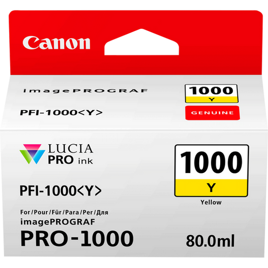 Canon 0549C001 PFI-1000Y ink cart YELLOW
