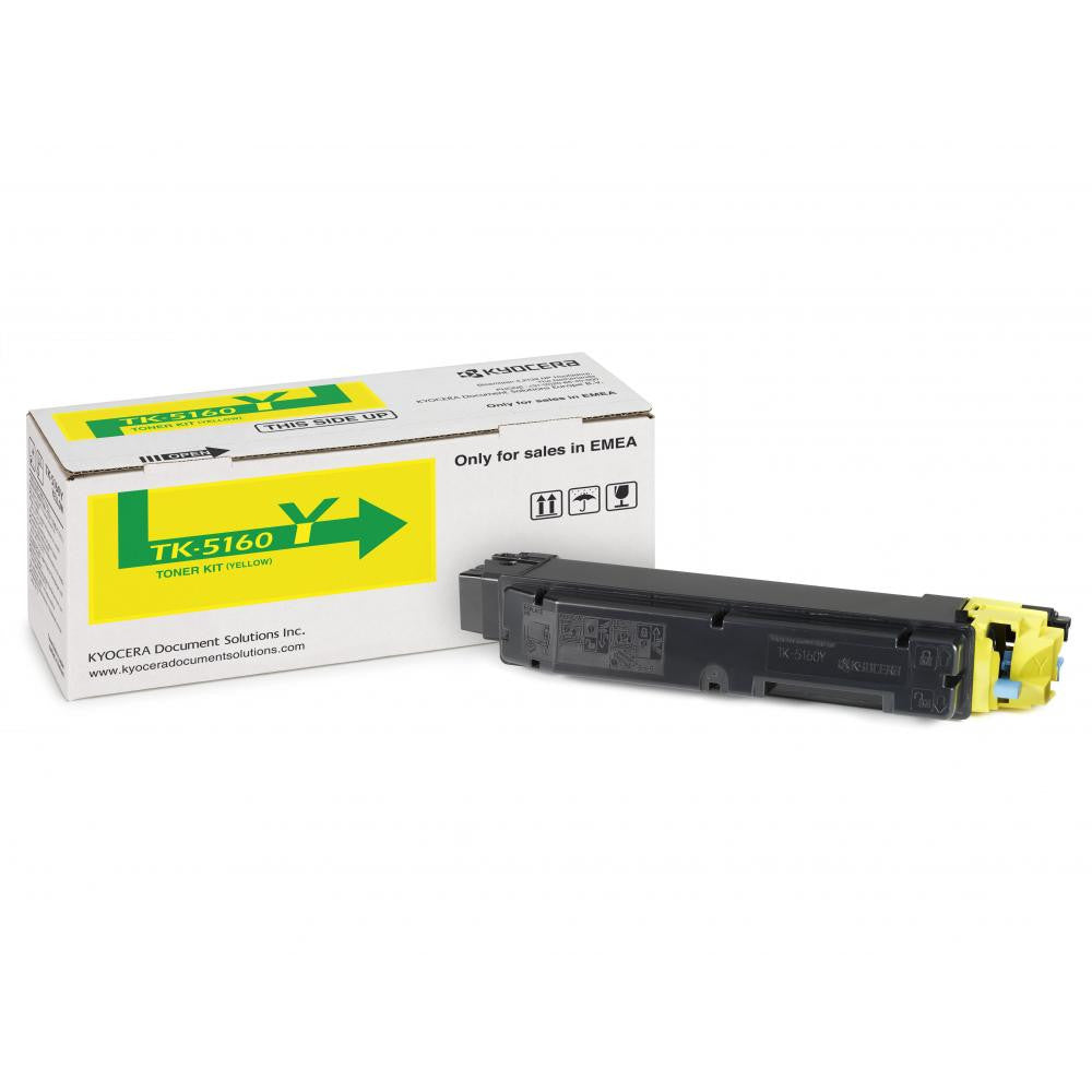 Original Kyocera Ecosys P7040 Yellow TK5160Y 12000 Pages Original Toner 1T02NTANL0