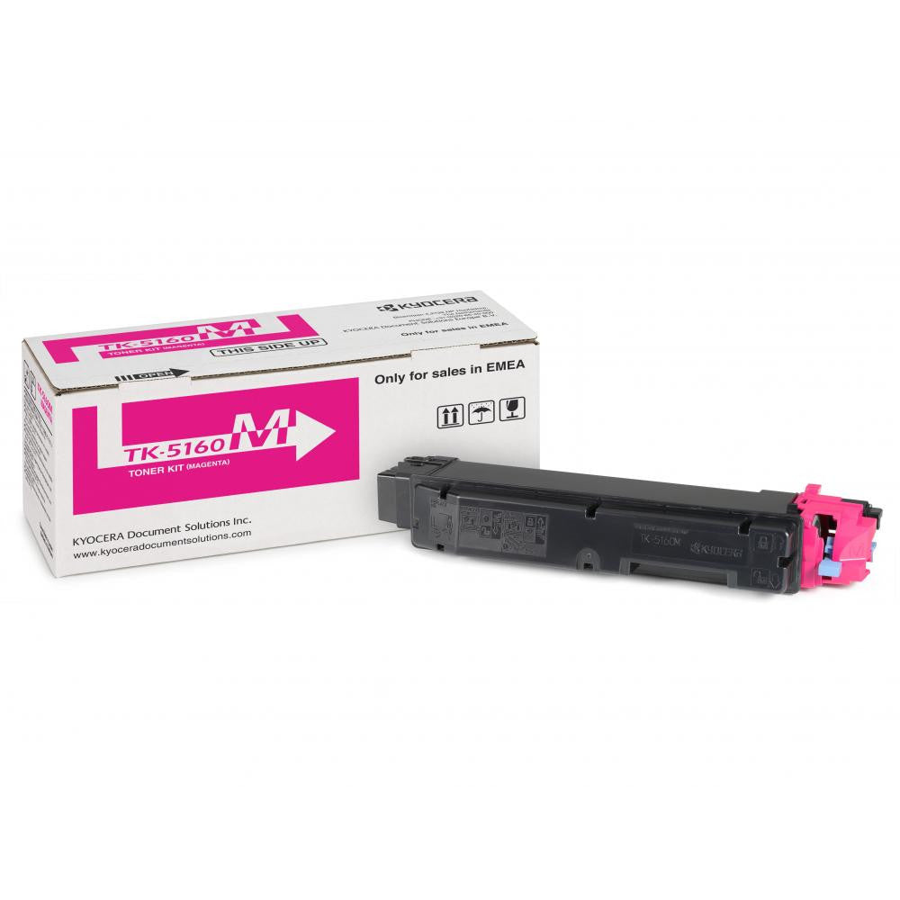 Original Kyocera Ecosys P7040 Magenta TK5160M 12000 Pages Original Toner 1T02NTBNL0