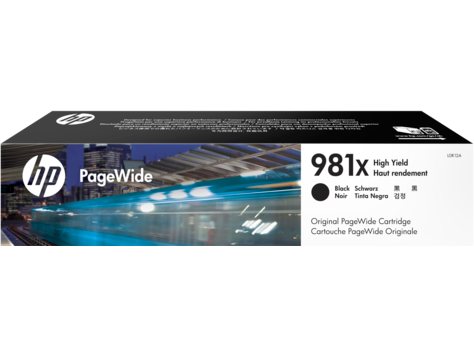 HP L0R12A 981X BLACK INK CART HI YIELD