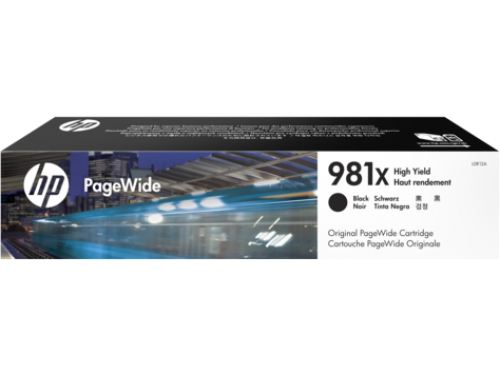 HP 981X Black High Yield Ink Cartridge 194ml for HP PageWide Enterprise Color 556/586 - L0R12A
