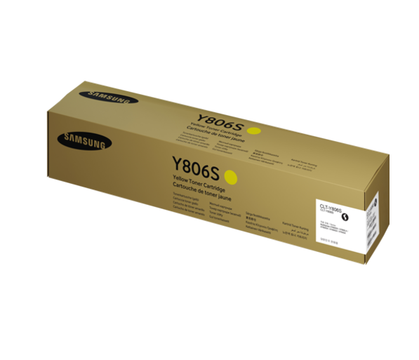 Original Samsung CLT-Y806S SS728A Yellow 30000 Pages Original Toner