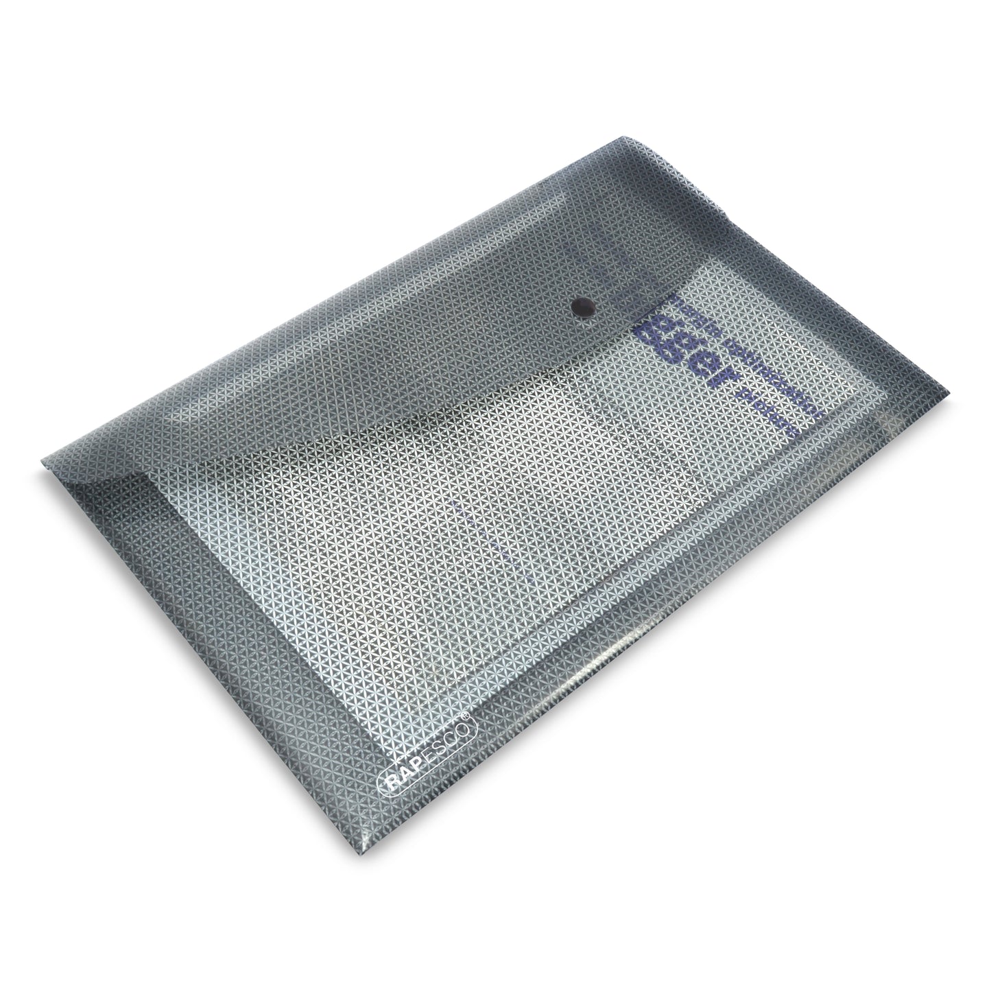Rapesco Security Popper Wallet Polypropylene A4+ Camouflaged Grey (Pack 5) - 1259