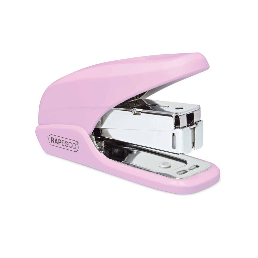 Rapesco X5 Mini Less Effort Stapler Plastic 20 Sheet Pink - 1337