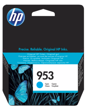 Original HP 953 Cyan 630 Pages Original Ink Cartridge F6U12AE
