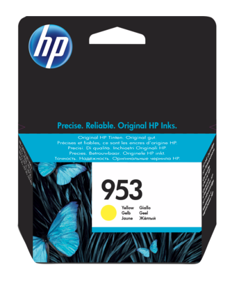 Original HP 953 Yellow 630 Pages Original Ink Cartridge F6U14AE