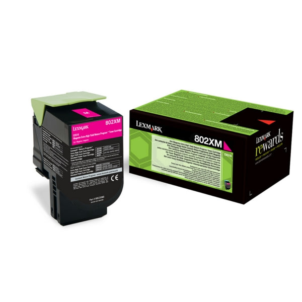 Original Lexmark 80C2XME Magenta 4000 Pages Original Toner