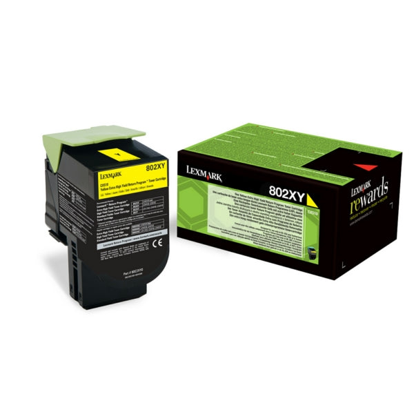 Original Lexmark 80C2XYE Yellow 4000 Pages Original Toner