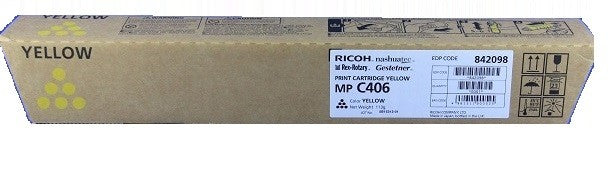 Original Ricoh MPC306 Yellow Toner 842098