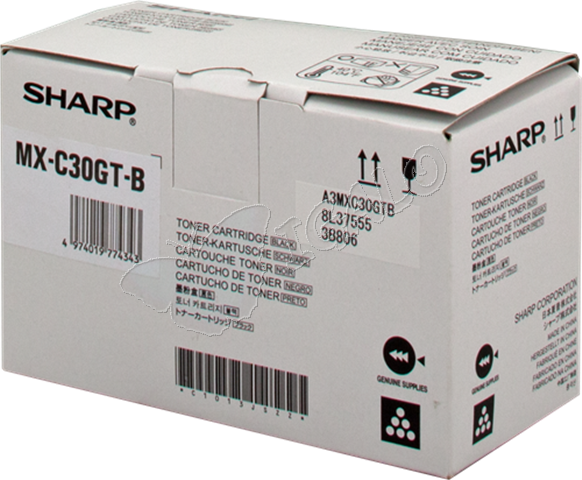 Original Sharp MXC30GTB Black Toner