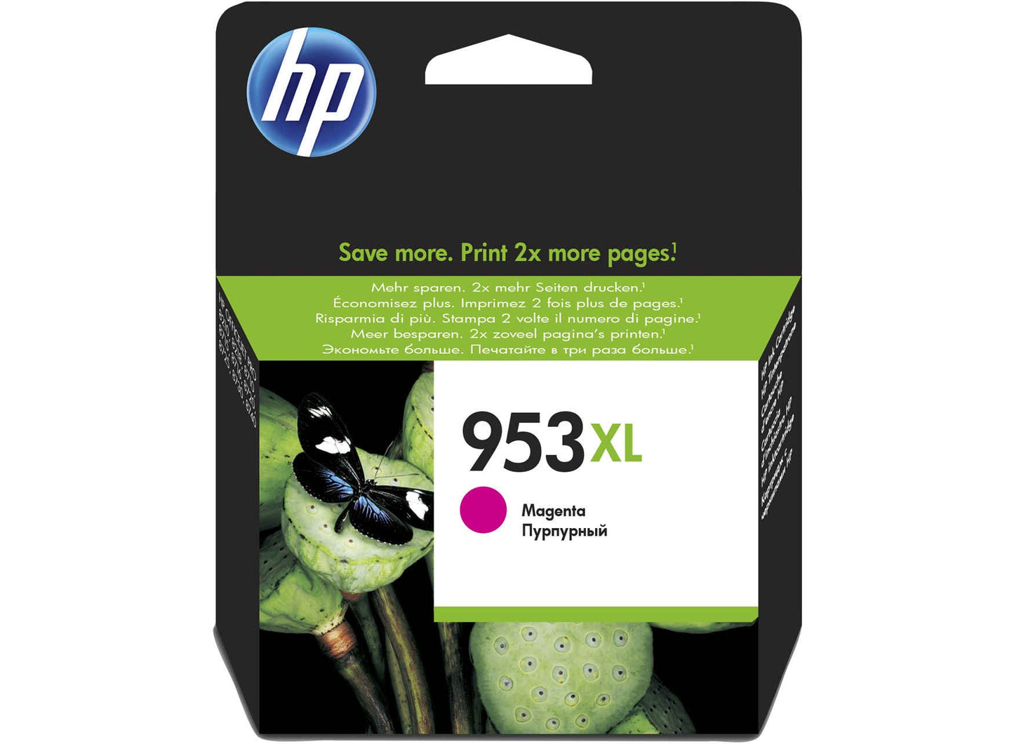 Original HP F6U17AE (953XL) INK CARTRIDGE MAGENTA 1.6K PAGES 20ML