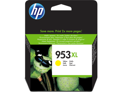 Original HP F6U18AE (953XL) INK CARTRIDGE YELLOW 1.6K PAGES 20ML