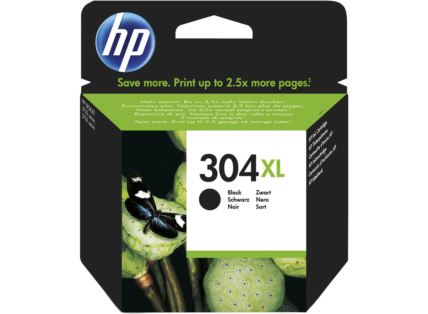 HP N9K08AE 304XL BLACK INK CARTRIDGE