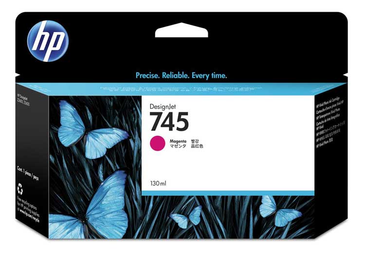 HP F9J95A No 745 Magenta Ink 130 Ml