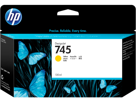 HP F9J96A No 745 Yellow Ink 130 Ml