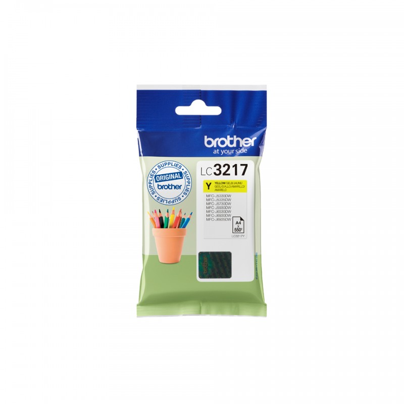 Original Brother LC3217 Yellow Ink Cartridge