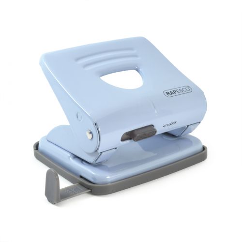 Rapesco 825 2 Hole Punch Metal 25 Sheet Powder Blue - 1359