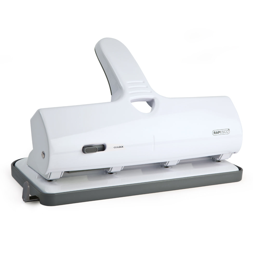 Rapesco ALU 40 4 Hole Punch Heavy Duty Metal 40 Sheet White - 1324