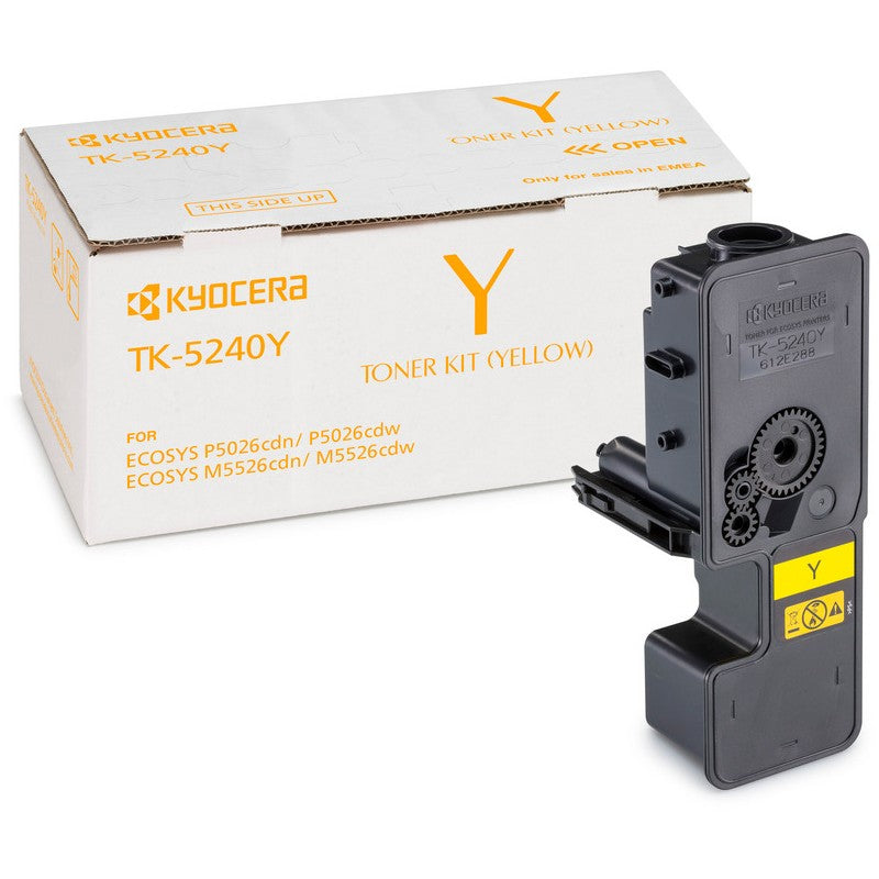 Original Kyocera TK5240Y Yellow 3000 Pages Original Toner 1T02R7ANL0