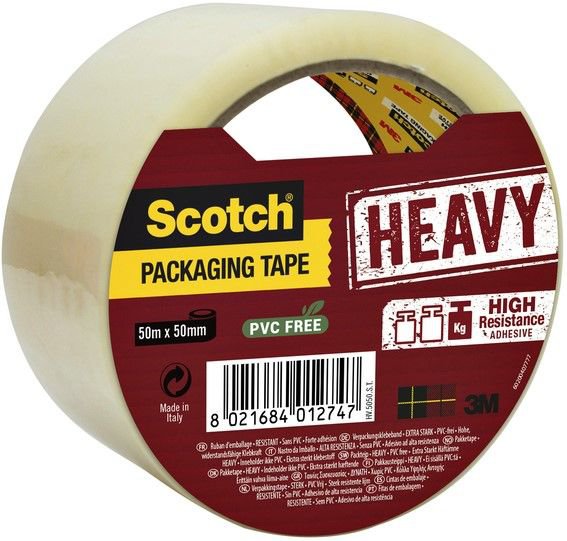 Scotch Secure Seal Packaging Tape, Trans