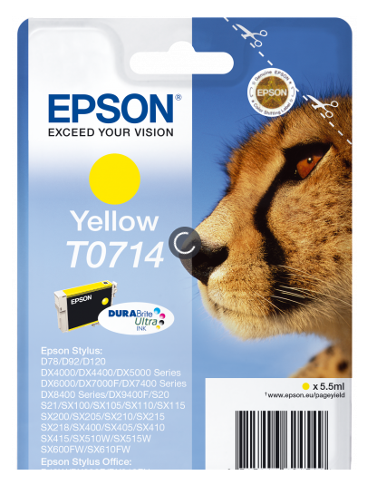STYL D78/DX4000/50/ YELLOW INK CART