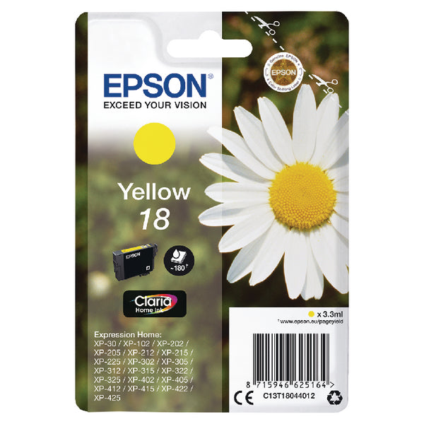 XP30/102/202/302/405 YELLOW INK CA