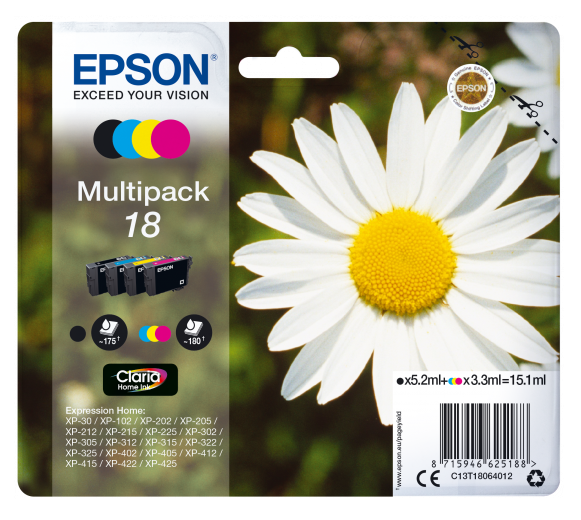 XP30/302/405 PACK OF 4 INKS XL SIZE