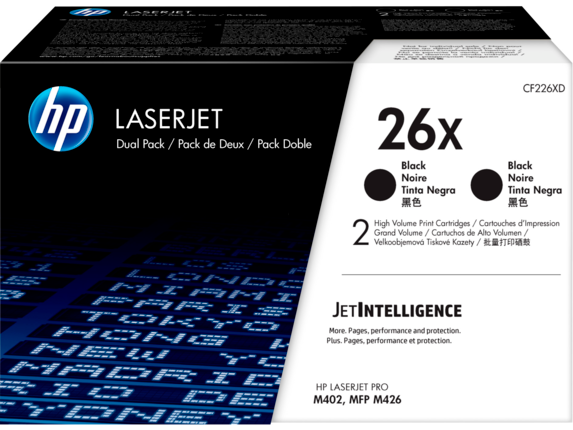 HP CF226XD 26X 2 PACK HIGH YIELD BLACK