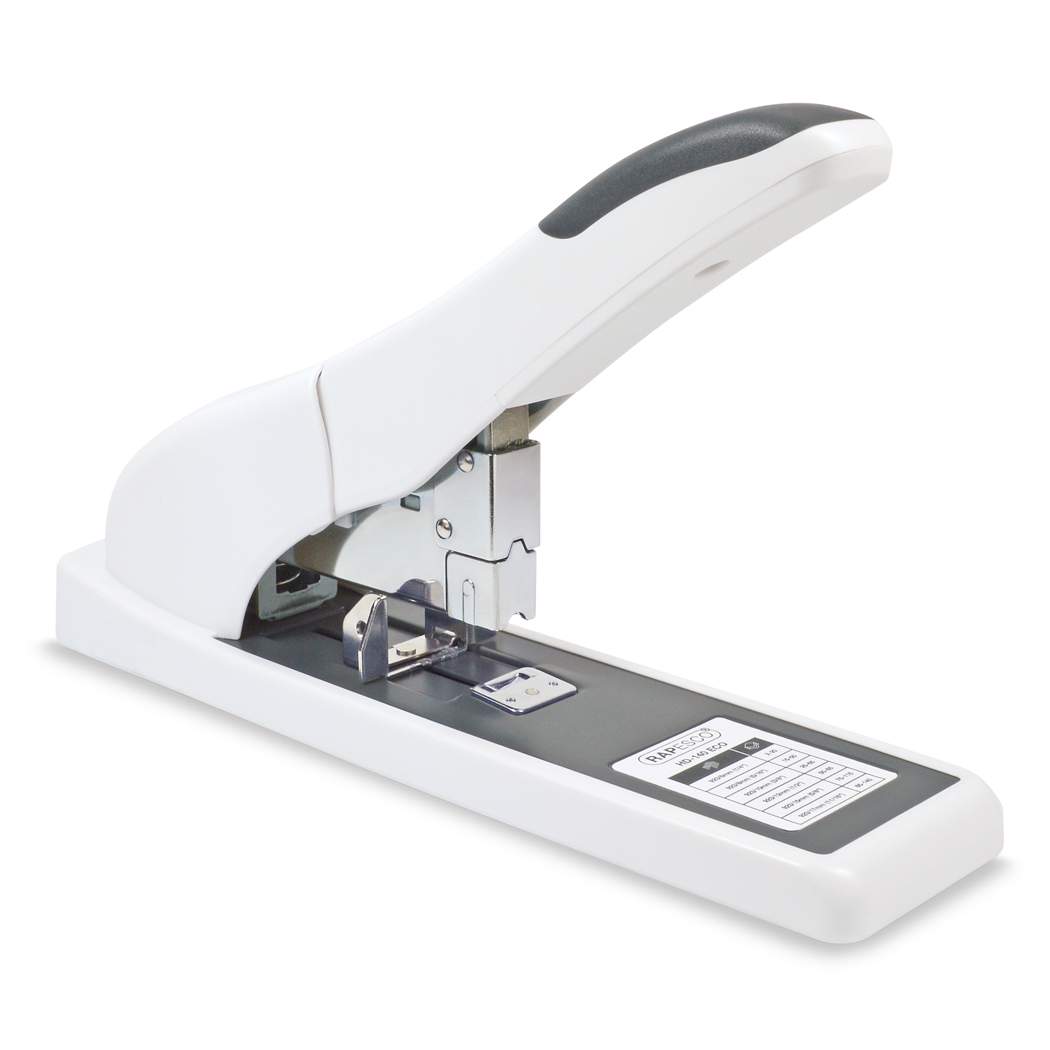 Rapesco Eco HD-140 Heavy Duty Stapler Plastic 140 Sheet Soft White - 1396