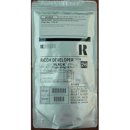 Original Ricoh Aficio 2035 Developer B0799640 Type 26 888190