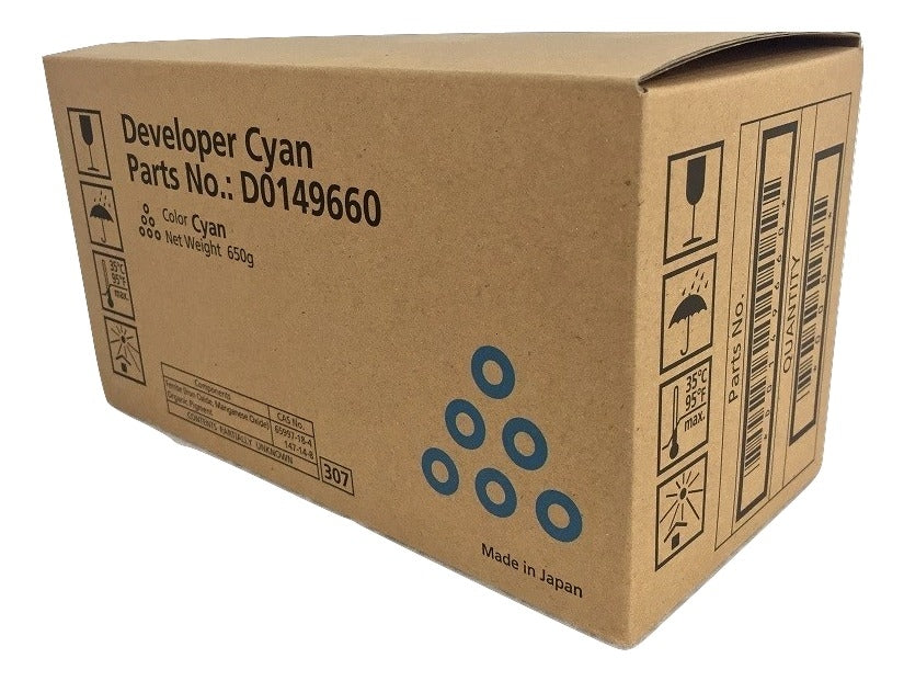 Original Ricoh MPC6000 Cyan Developer V-C2 D0149660