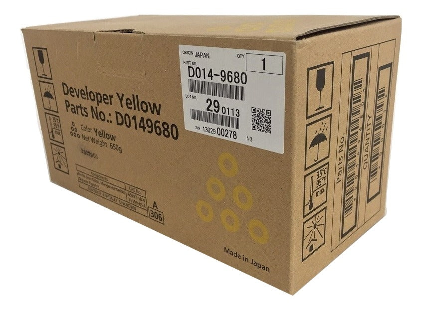 Original Ricoh MPC6000 Yellow Developer V-C2 D0149680