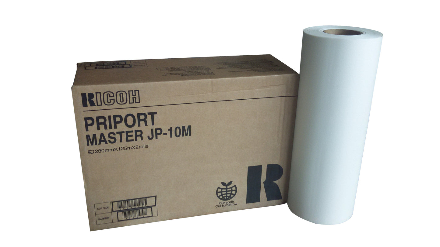 Original Ricoh Master Rolls x2 Type JP10M 893027 - WHILE STOCK LASTS