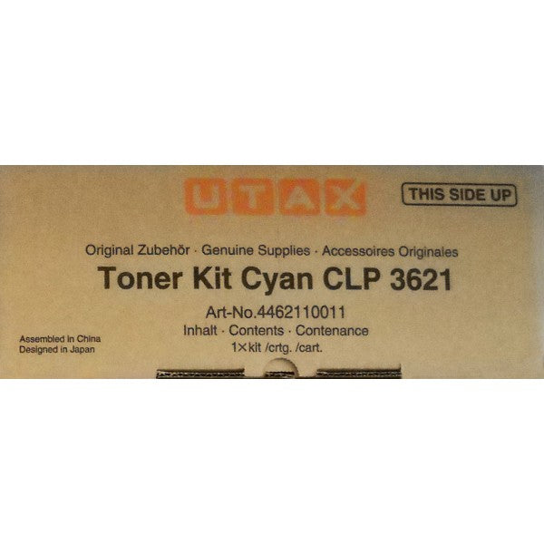 Original Utax CLP3621 Cyan Toner 4462110011