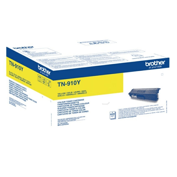Original Brother TN910Y Toner yellow 9K pages