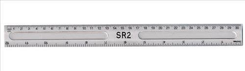 ValueX Plastic Ruler 30cm Clear - 796500/SINGLE