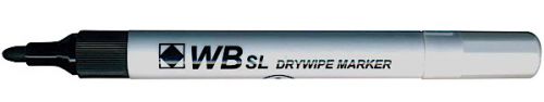ValueX Whiteboard Marker Bullet Tip 2mm Line Black (Pack 100) - 8710PK100