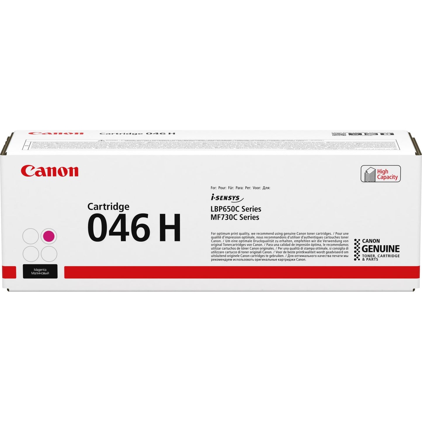 Original Canon 1252C002 046HM Magenta 5000 Pages Original Toner