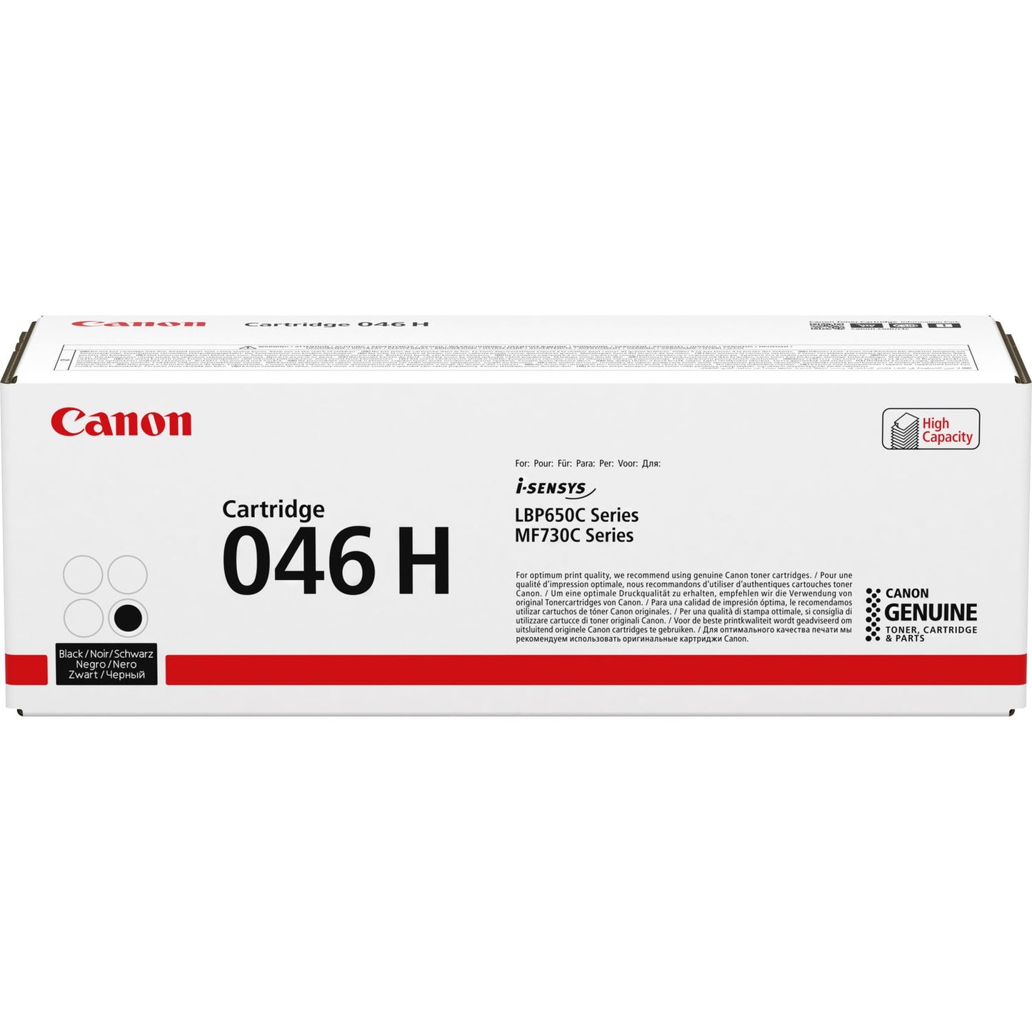 Original Canon 1254C002 046HBK Black 6300 Pages Original Toner