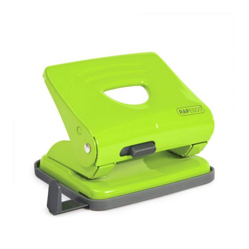 Rapesco 825 2 Hole Punch Metal 25 Sheet Green - 1361