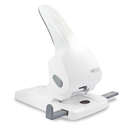 Rapesco Zero 65 2 Hole Punch Heavy Duty Metal 65 Sheet White - 1383