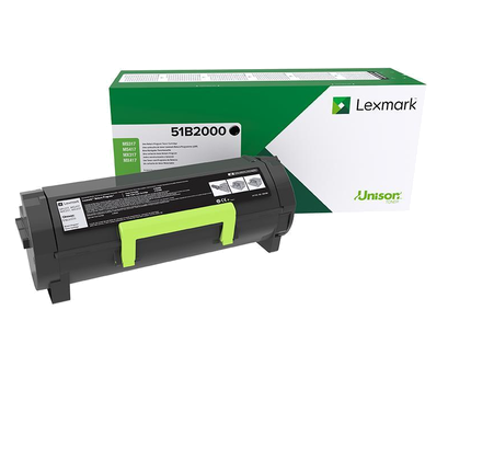 Lexmark 51B2000 Black 2500 Pages Toner