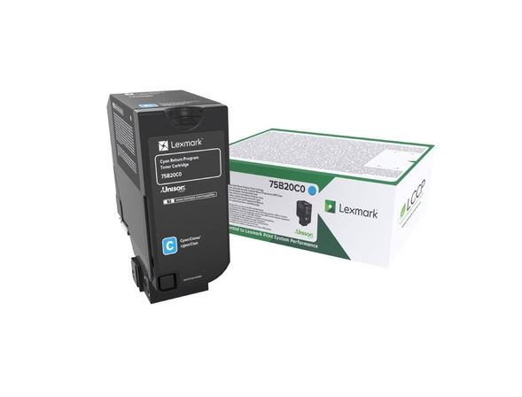 Original Lexmark 75B20C0 Cyan 10000 pages Original Toner
