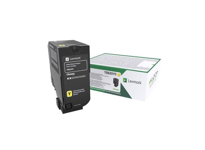Original Lexmark 75B20Y0 Yellow 10000 pages Original Toner