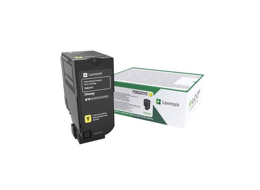 Original Lexmark 75B20Y0 Yellow 10000 pages Original Toner